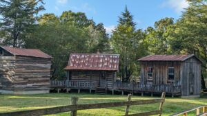 Specialty Shops - in old tobacco barns on the property