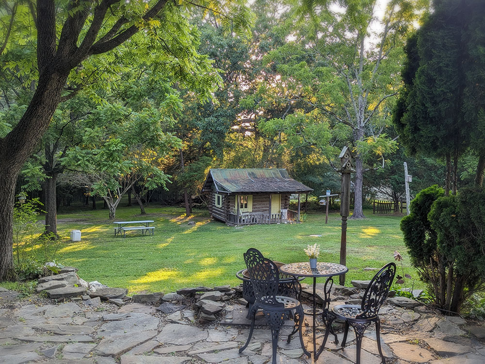 Patio area at Duck Smith House